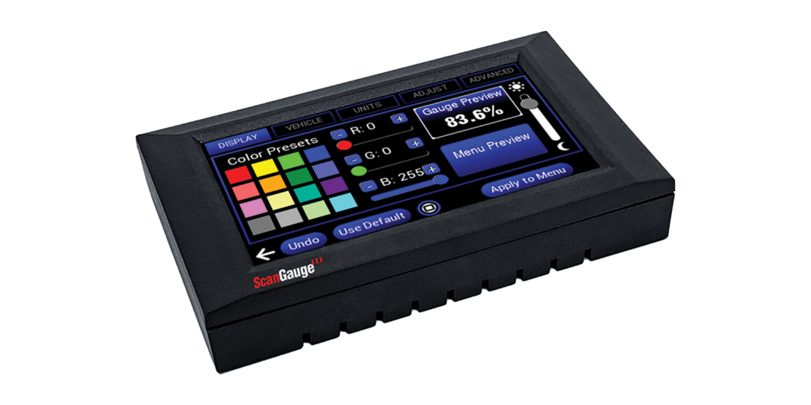 ScanGauge III multi colour OBD2 Gauge Display