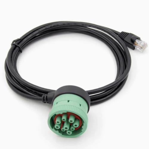 J1939 Type-II Angled 9PIN OBD to RJ45 Cable – 6ft (183cm)
