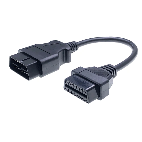 J1962 16-Pin M/F 24V OBD Extension Cable - 30cm